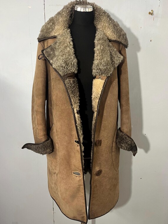Vtg 70s Lambskin Long Coat Made by Antartex of Scotland - Etsy