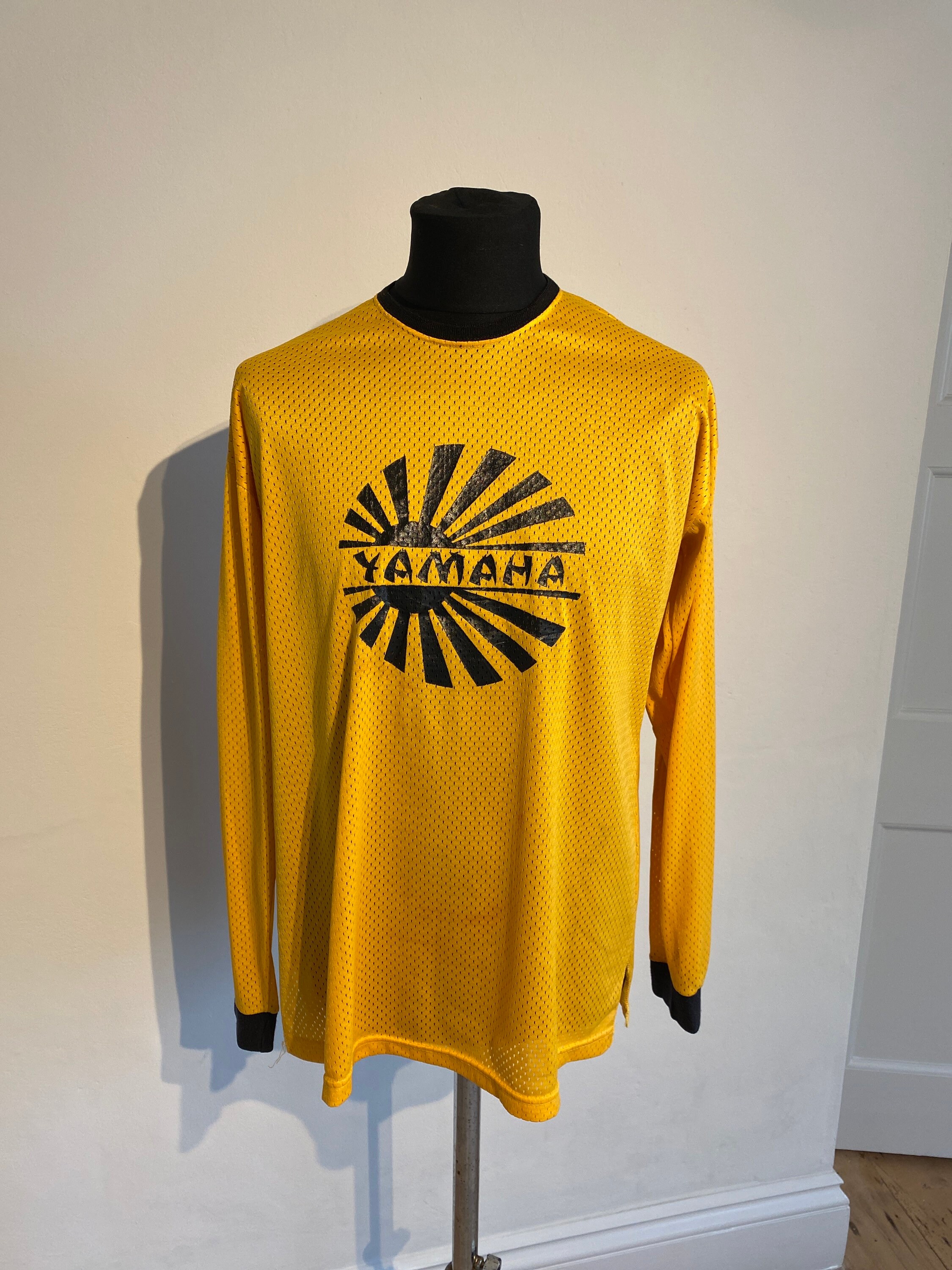 Image of Vtg 70S Yamaha Promo T Bremerton-Cycle 3D Emblem Corp Fort Worth Texas