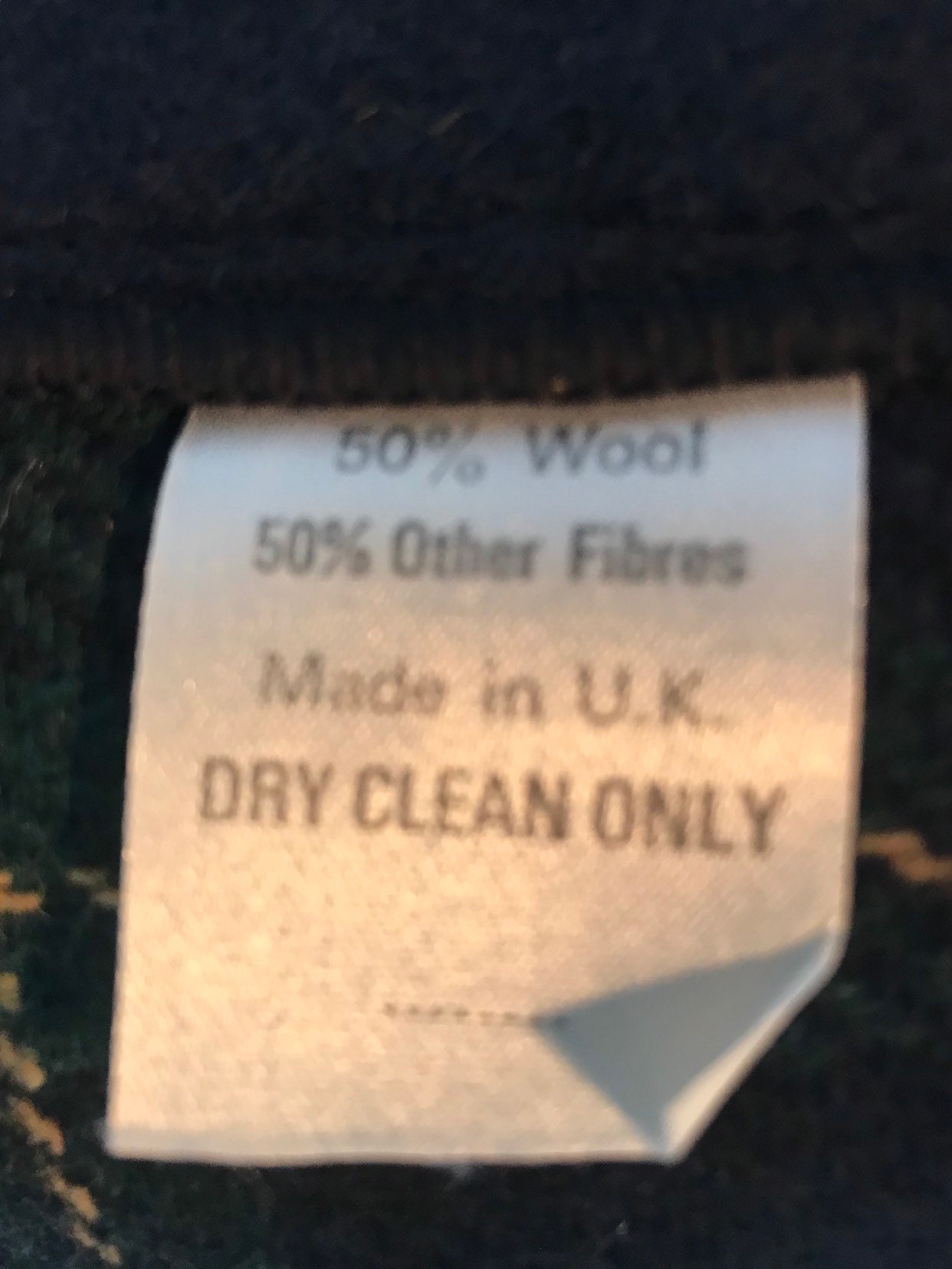 Duffle Coat Navy Blue Check Lining Mixed Wool - Etsy UK