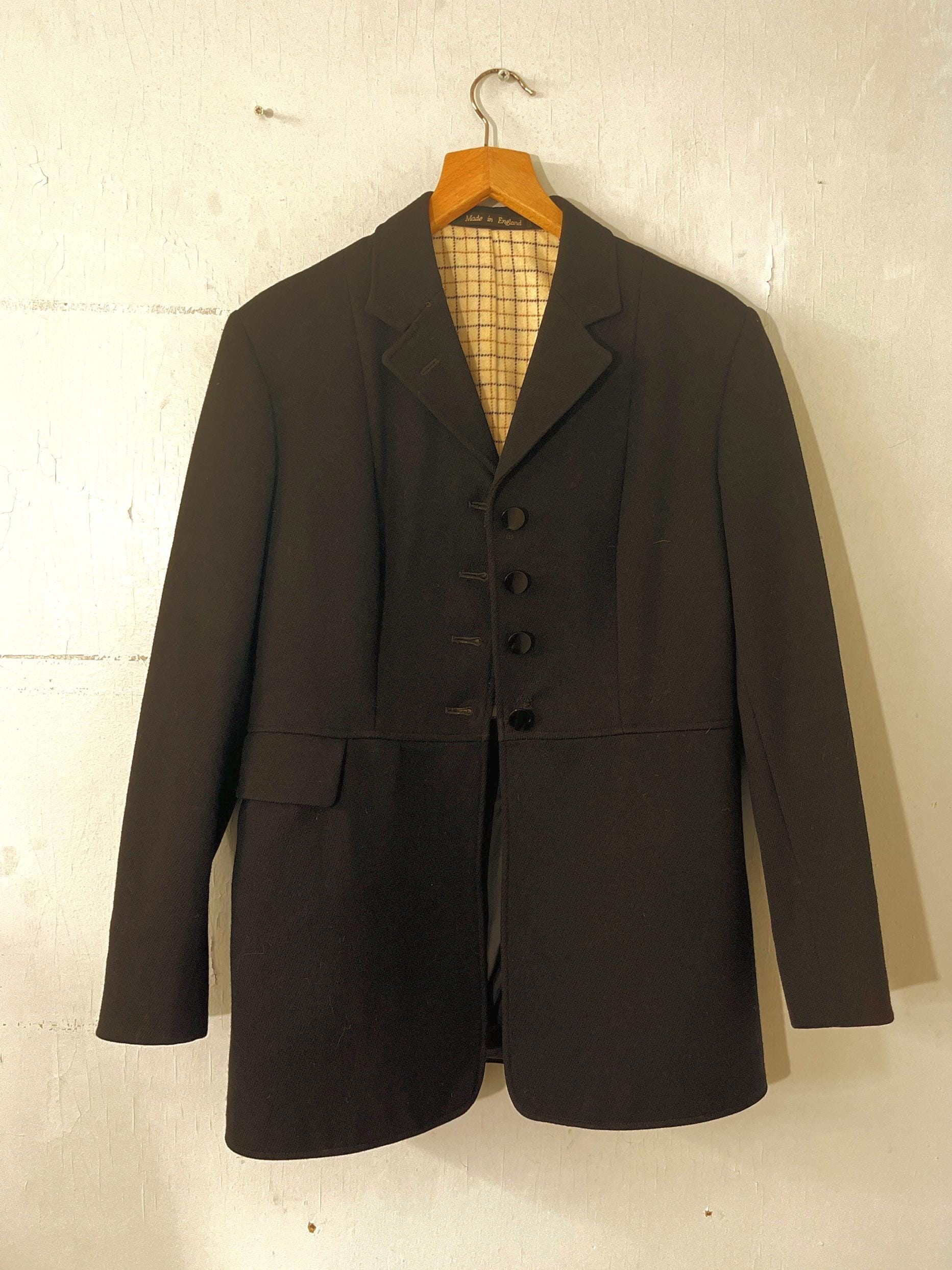 Manteau Femme Tweed 100% Laine Marron Foxley - Taille 14 - Fabriqué En Angleterre
