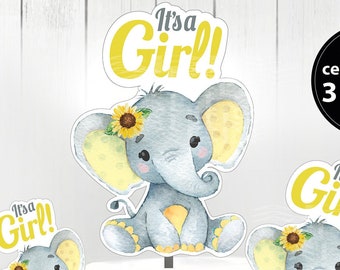 Sunflower Elephant Etsy