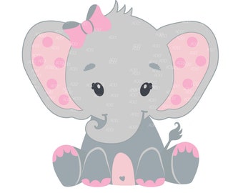 Download Baby Shower Elephant Svg Etsy