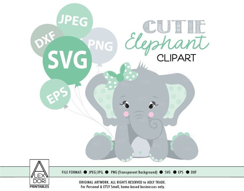 Free Free 333 Baby Elephant With Glasses Svg SVG PNG EPS DXF File