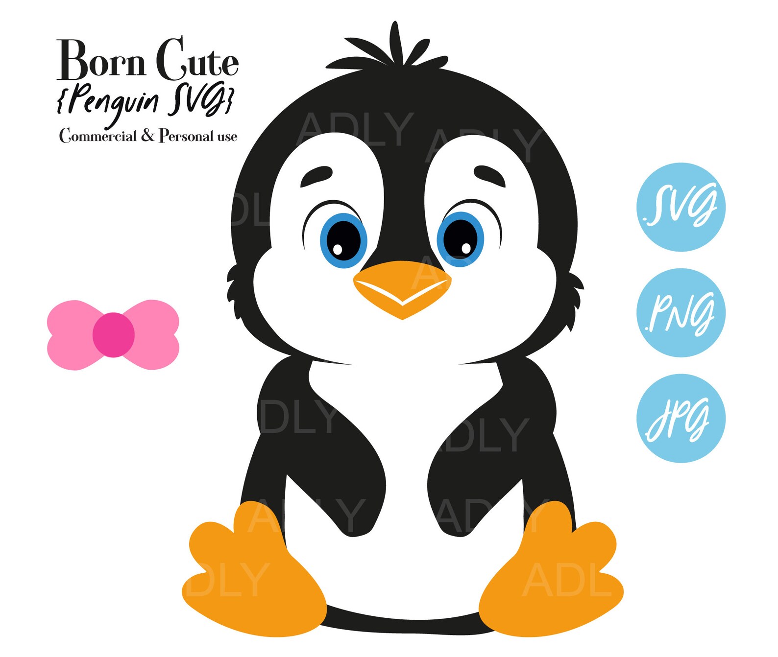 Penguin SVG file cutting file for cricut silhouette boy | Etsy