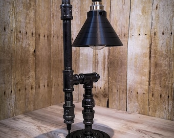 Lampe de table industrielle steampunk style Edison