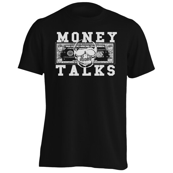 Money Talks Dollar Skull Men S T Shirt V918m Etsy - image 0