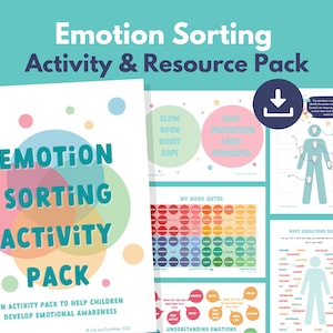 Identifying Emotions Activity PRINTABLE for kids | Emotional Intelligence Resources for Children | Emotion Zone Game | Mood Meter DOWNLOAD