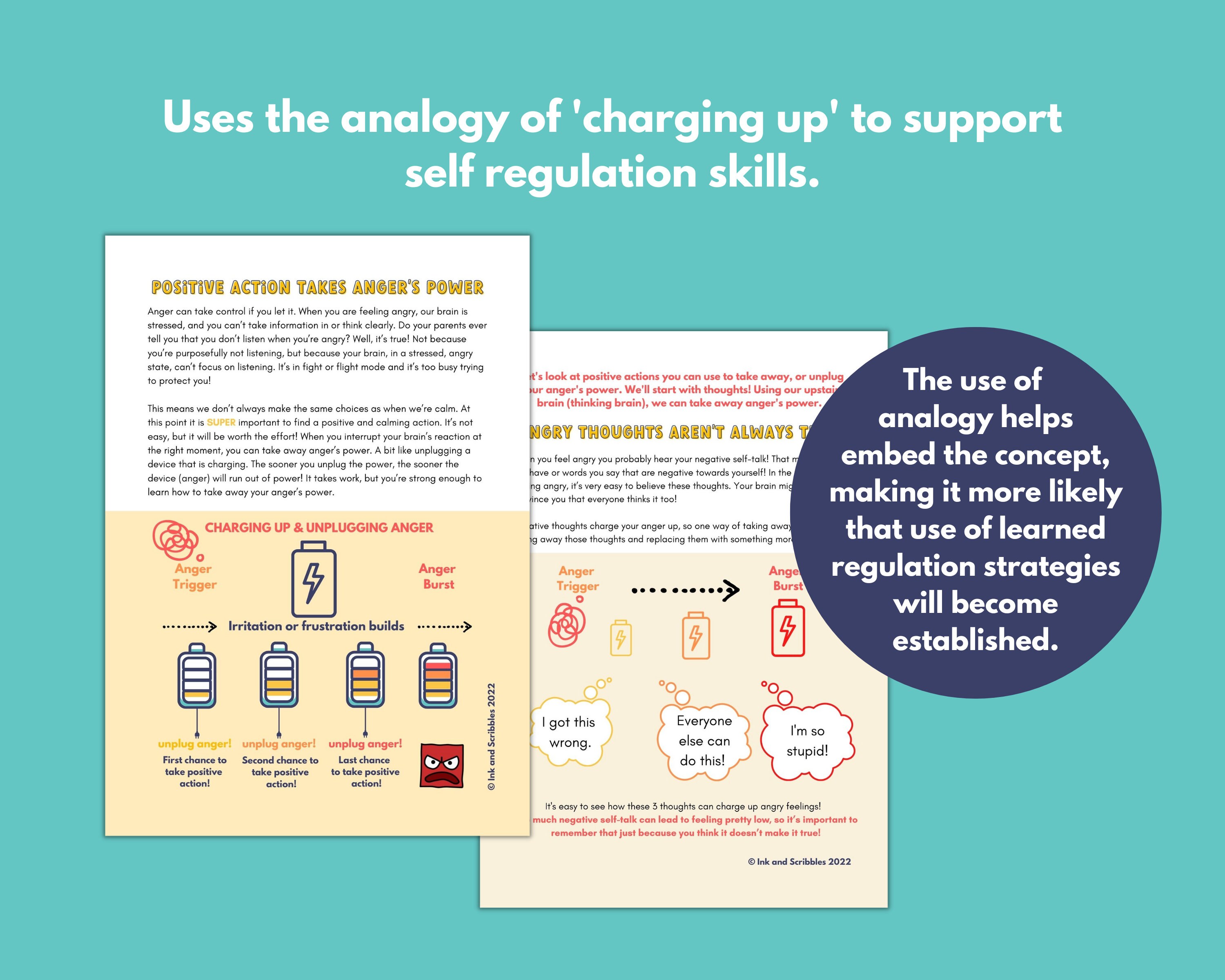 Teen Anger Management Workbook Printable PDF | Emotional Regulation ...