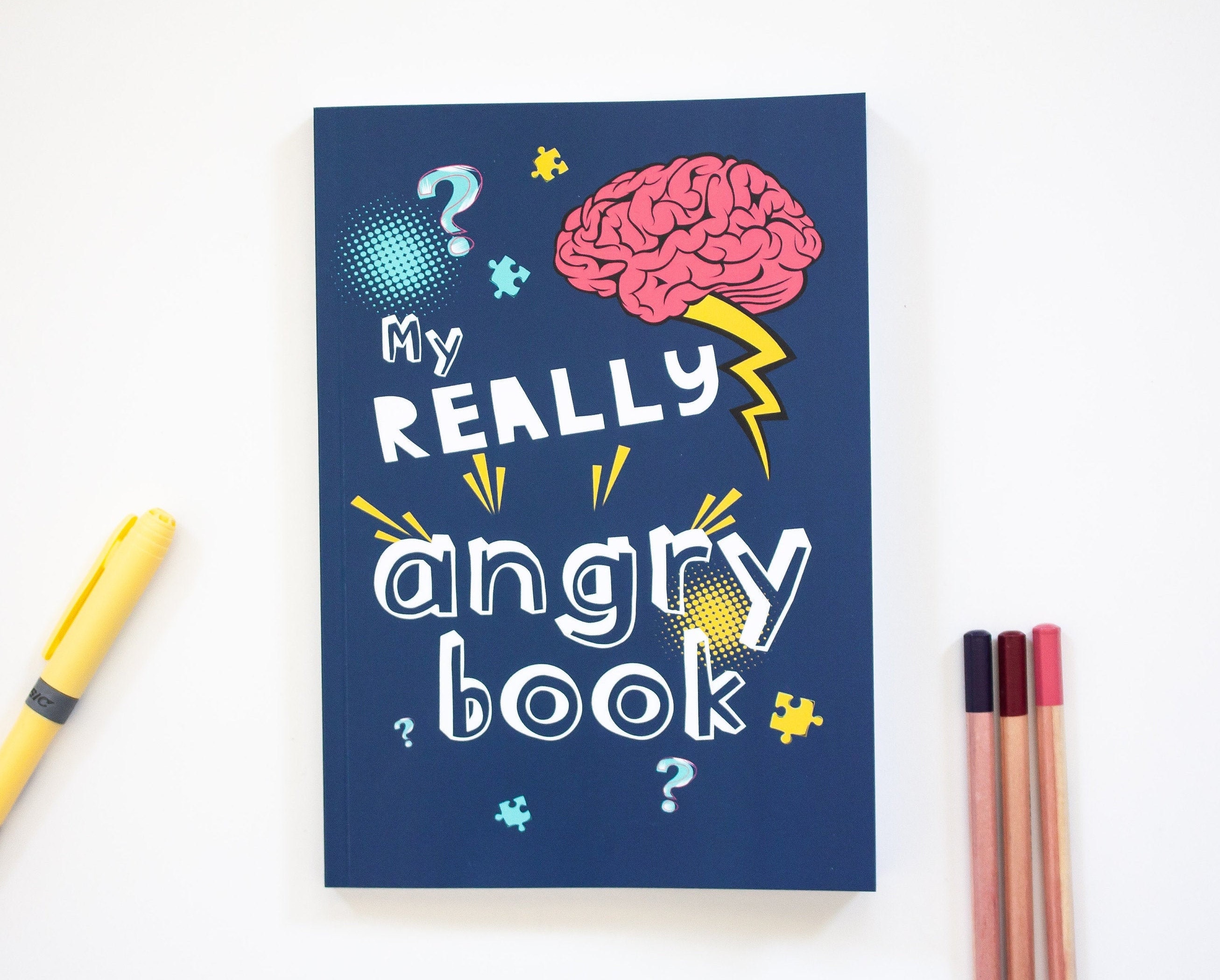 Anger Management Book for Kids Mental Health Anger Workbook | Etsy