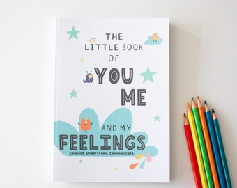 Feelings Activity Journal for Kids | Emotional Intelligence Workbook | Child Educational Emotion Book | Kids Mental Health Wellbeing