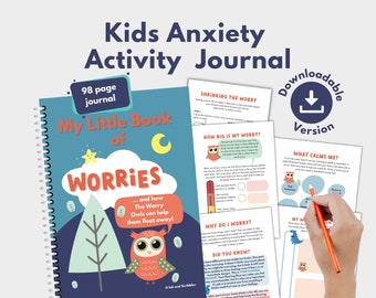 Anxiety Workbook for Kids: CBT & SEL Activities (Ages 6-11) (Printable PDF)