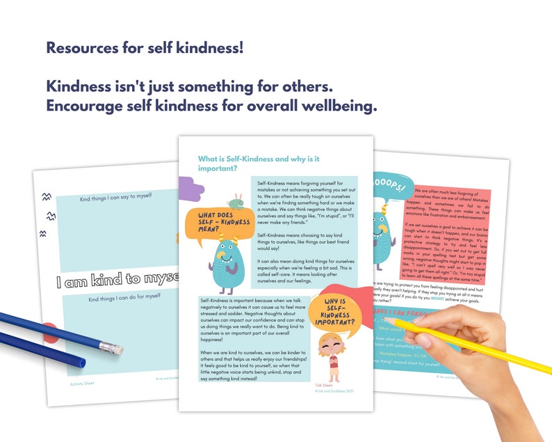 Kindness Activity PRINTABLE for Kids | Social Emotional Learning | Friendship Skills Worksheets | Empathy, Bullying & Resilience bild 7