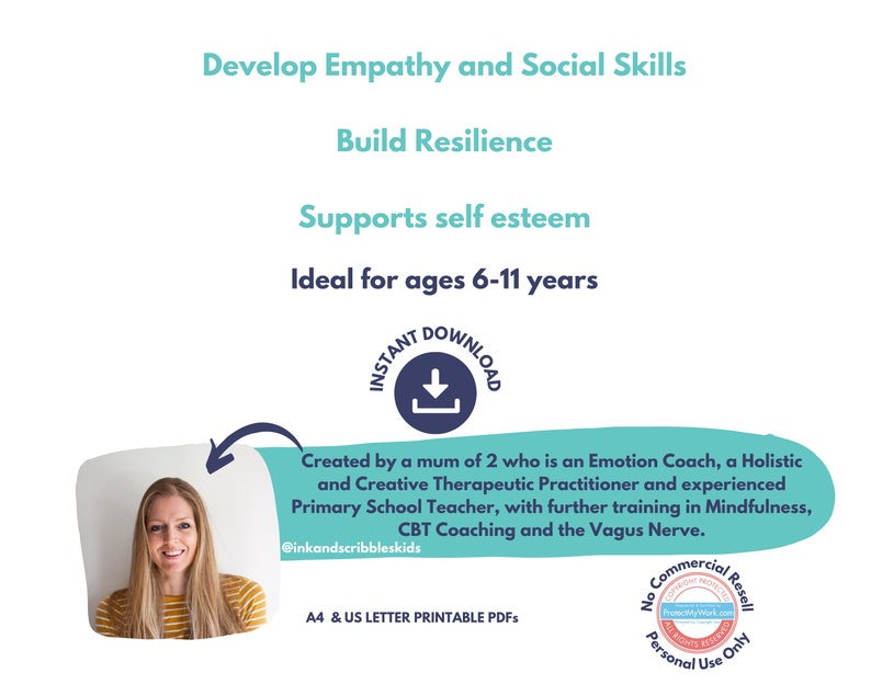 Kindness Activity PRINTABLE for Kids | Social Emotional Learning | Friendship Skills Worksheets | Empathy, Bullying & Resilience bild 9