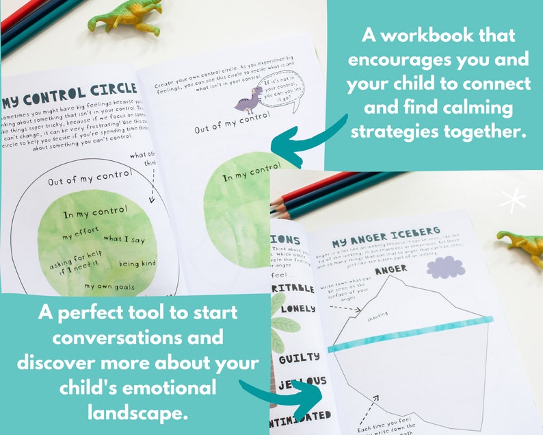 Feelings Journal for Kids Emotional Regulation Etsy