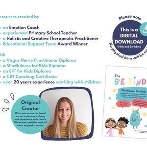 Kindness Activity PRINTABLE for Kids | Social Emotional Learning | Friendship Skills Worksheets | Empathy, Bullying & Resilience bild 3