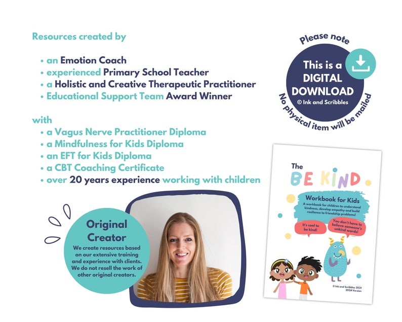 Kindness Activity PRINTABLE for Kids | Social Emotional Learning | Friendship Skills Worksheets | Empathy, Bullying & Resilience bild 3