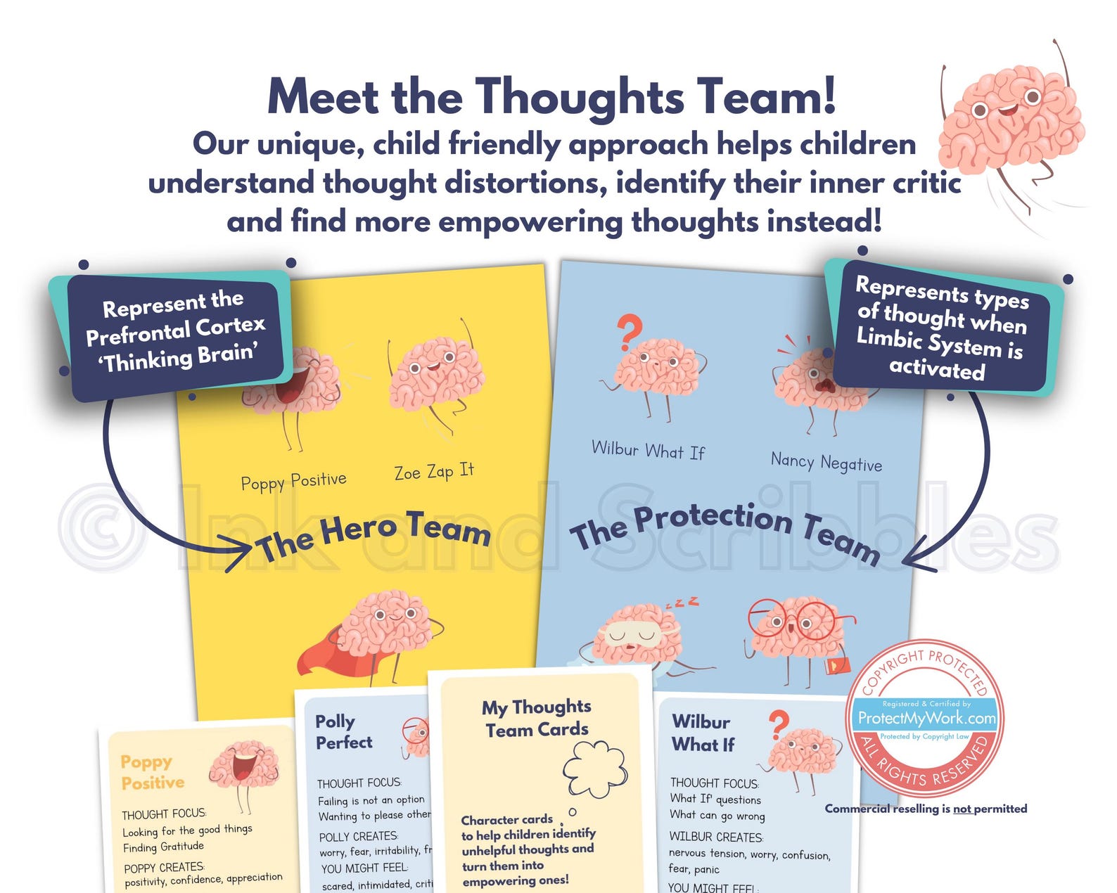 CBT Printable for Kids | Growth Mindset & Positive Thinking Workbook ...