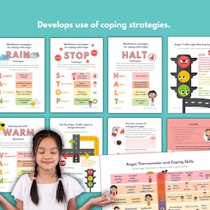 Support kids with emotional regulation using these printable anger tools, ideal for home, school or therapy sessions.