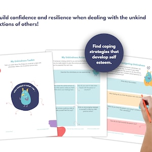 Kindness Activity PRINTABLE for Kids | Social Emotional Learning | Friendship Skills Worksheets | Empathy, Bullying & Resilience bild 6