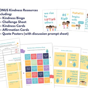 Kindness Activity PRINTABLE for Kids | Social Emotional Learning | Friendship Skills Worksheets | Empathy, Bullying & Resilience bild 8