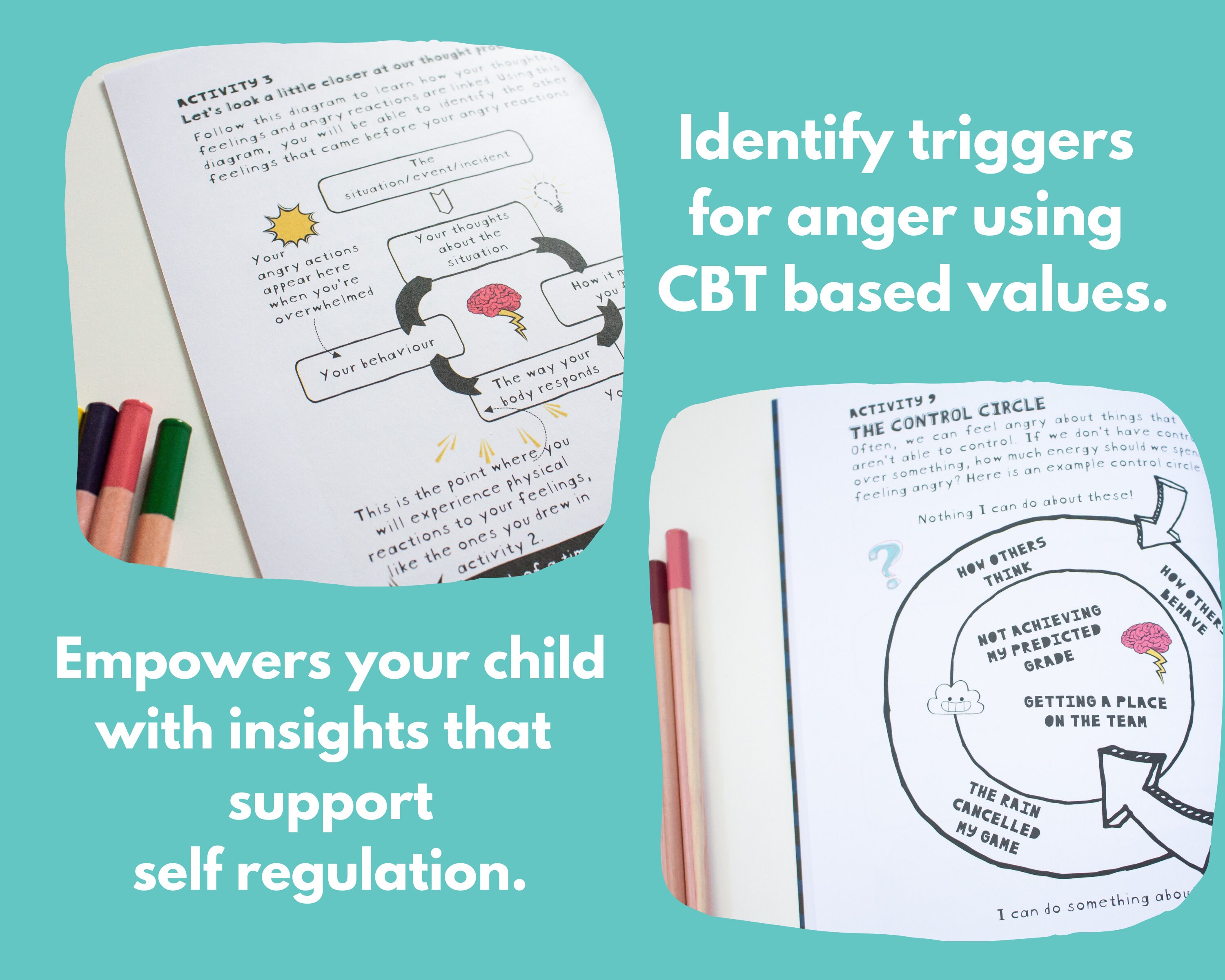 Anger Management Book for Kids Mental Health Anger Workbook | Etsy