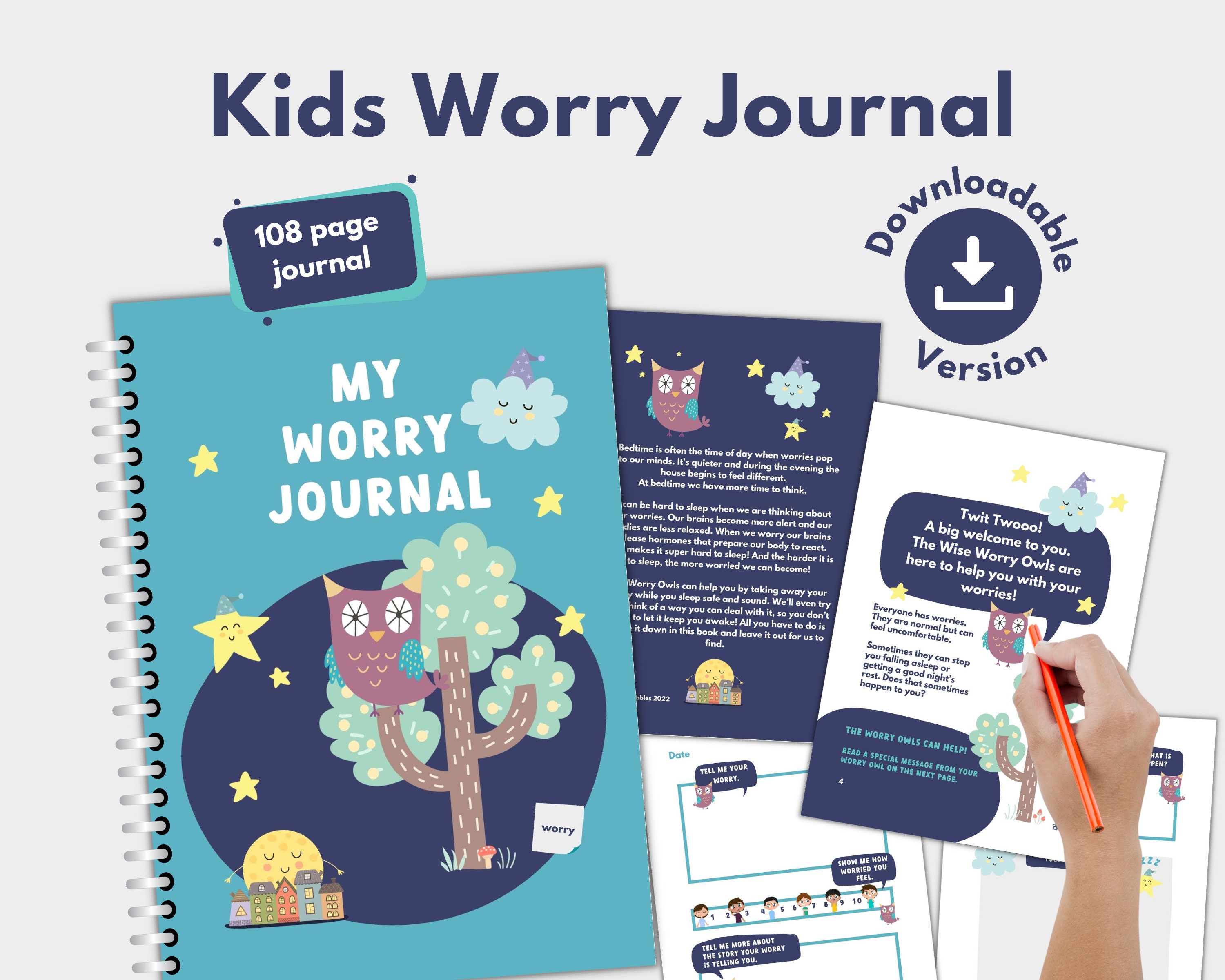 Kids Daily Journal Notepad 