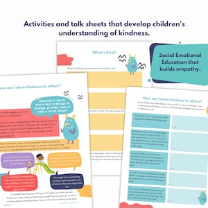 Kindness Activity PRINTABLE for Kids | Social Emotional Learning | Friendship Skills Worksheets | Empathy, Bullying & Resilience bild 4