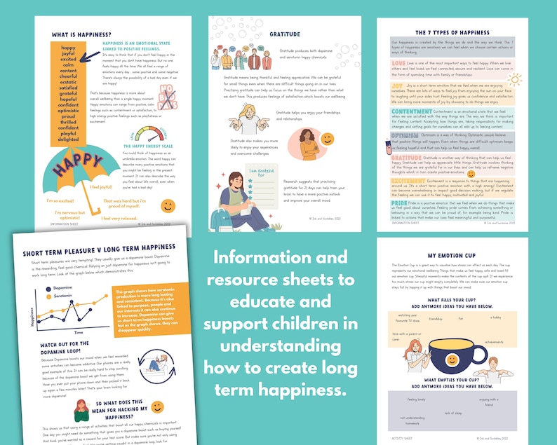 Teen Mental Health Workbook: Coping Skills, Mindfulness (Printable PDF) bild 5
