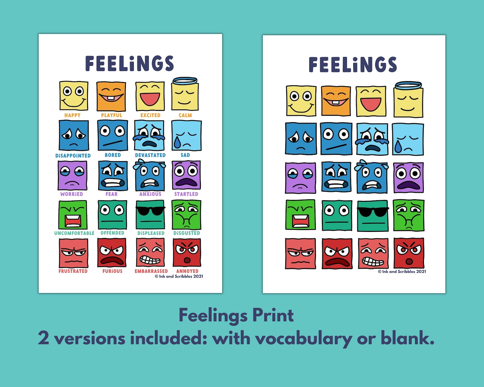 Teenagers Emotions Feelings Worksheets PRINTABLE | Emotional ...