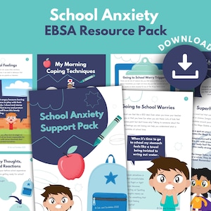 School Anxiety Workbook for Kids: Coping Skills & Resilience (Printable PDF)