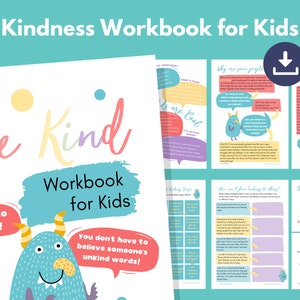 Kindness Activity PRINTABLE for Kids | Social Emotional Learning | Friendship Skills Worksheets | Empathy, Bullying & Resilience