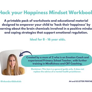 Teen Mental Health Workbook: Coping Skills, Mindfulness (Printable PDF) bild 9