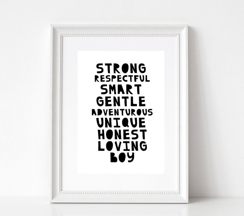 Teenage Boy Inspirational PRINTABLE Wall Art Tween Boy Room | Etsy