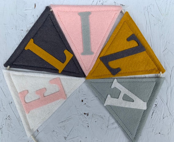 personalised nursery bunting