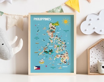 Customised Map of the Philippines