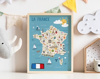 Customised Map of France