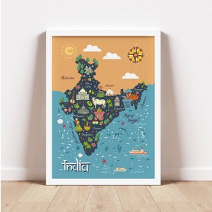 Customised Map of India