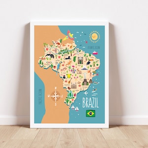 Mapa personalizado de Brasil