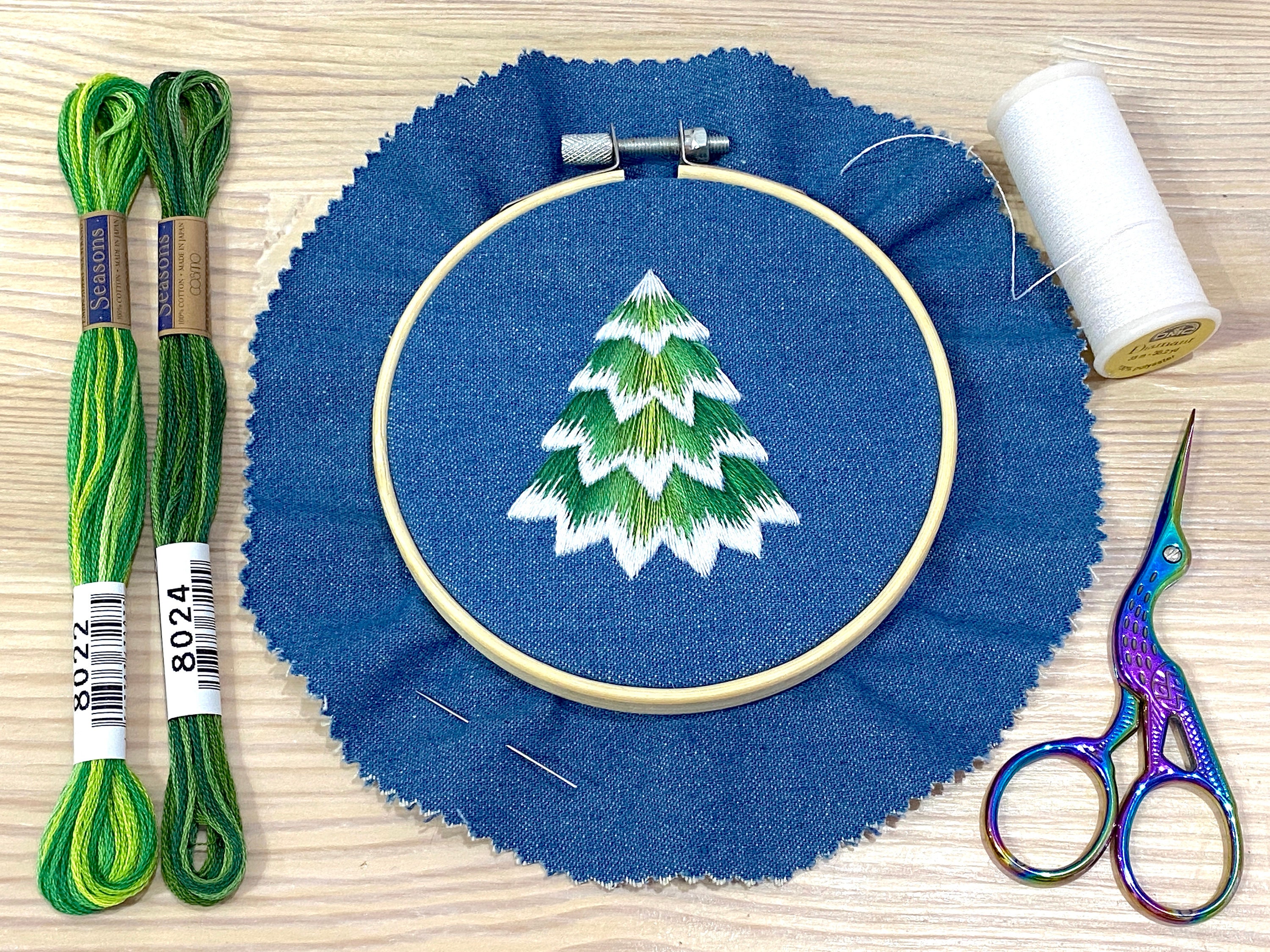Christmas Tree | Hand Embroidery Pattern PDF | Digital Download + Video ...