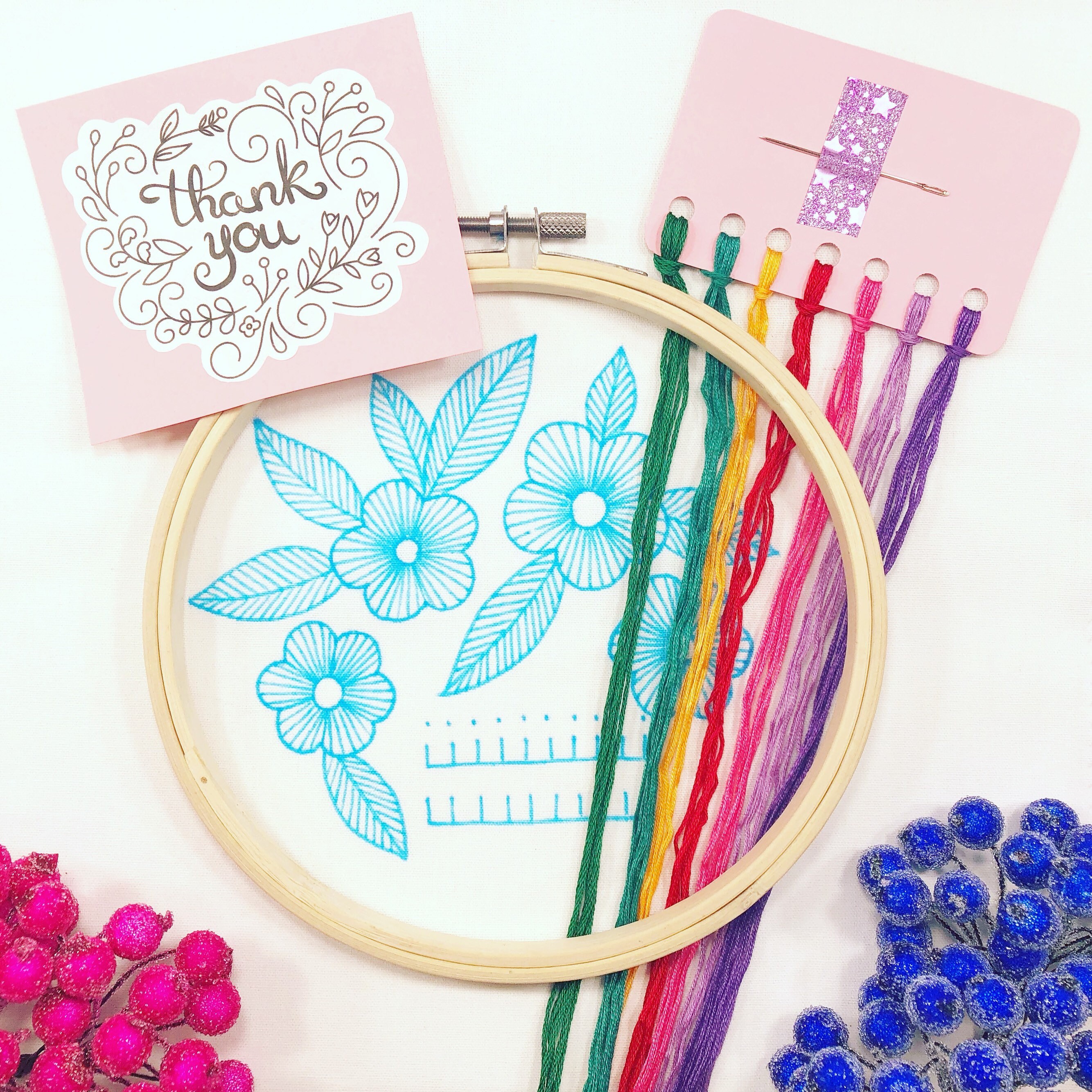 Beginner Hand Embroidery Kit Embroidery for Kids Needle Craft Etsy