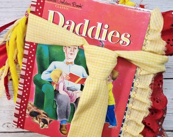 Father's Day Junk Journal: Handmade Little Golden Book Dad Gift