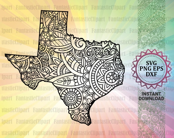 Download Texas Zentangle Svg Texas Shirt Designs Texas Mandala Svg Etsy