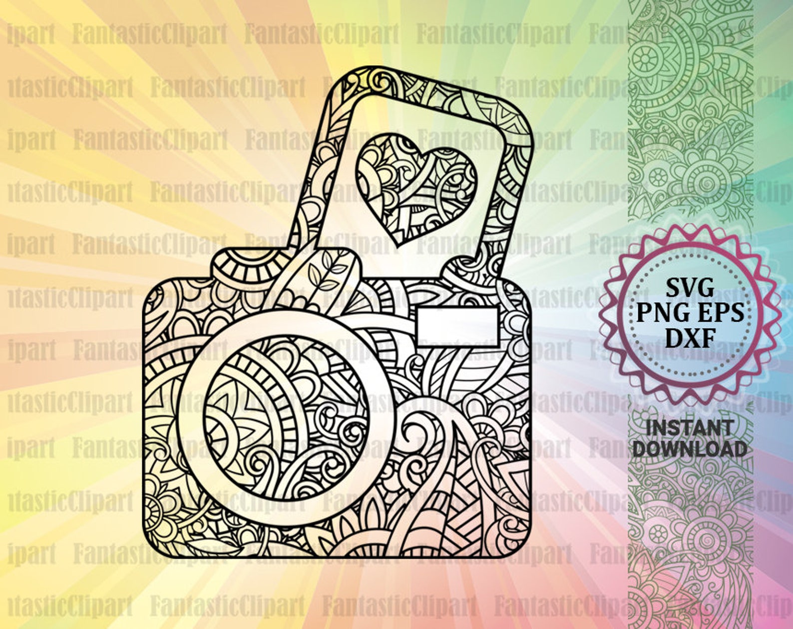 Free Free Mandala Camera Svg 413 SVG PNG EPS DXF File