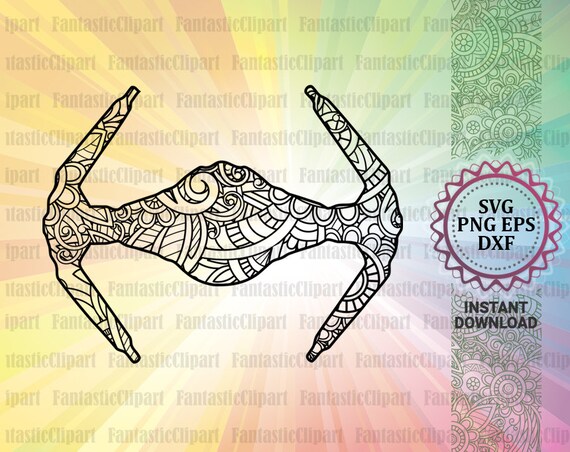 Download Tie Fighter Svg Tie Fighter Mandala Svg Tie Fighter Clipart Tie Fighter Decal Star Wars Mandala Star Wars Svg Star Wars Png Zentangle