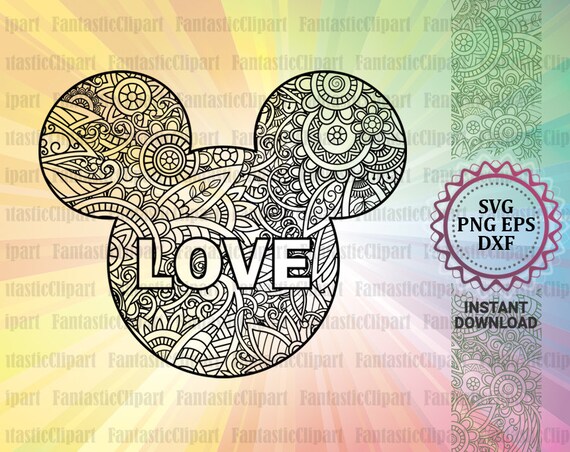 Download Mickey Mouse Love Svg Mickey Mouse Love Shirt Svg Mickey Etsy