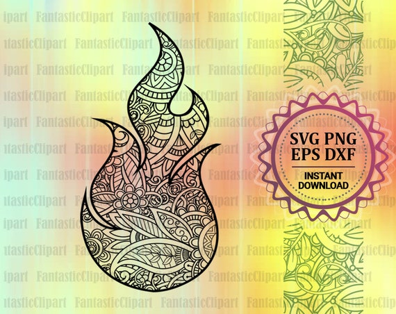 Download Fire Svg Flame Svg File Flame Decal Fire Clipart Fire Etsy