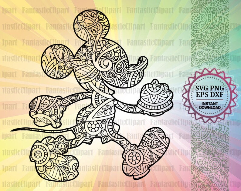 Free Free Mickey Mandala Svg Free 252 SVG PNG EPS DXF File