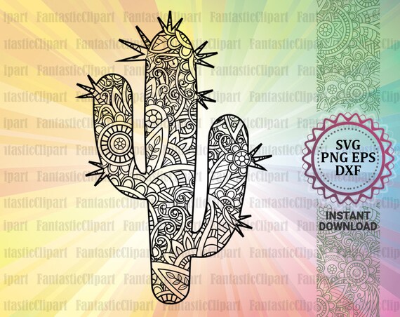 Download Cactus Svg Cactus Mandala Cactus Decal Cactus Shirt Design Etsy