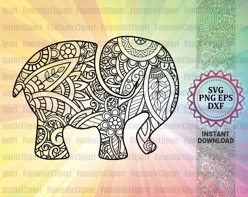 Free Free 244 Elephant Zentangle Svg SVG PNG EPS DXF File