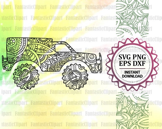 Download Monster Truck Svg File Monster Truck Clipart Monster Truck Etsy